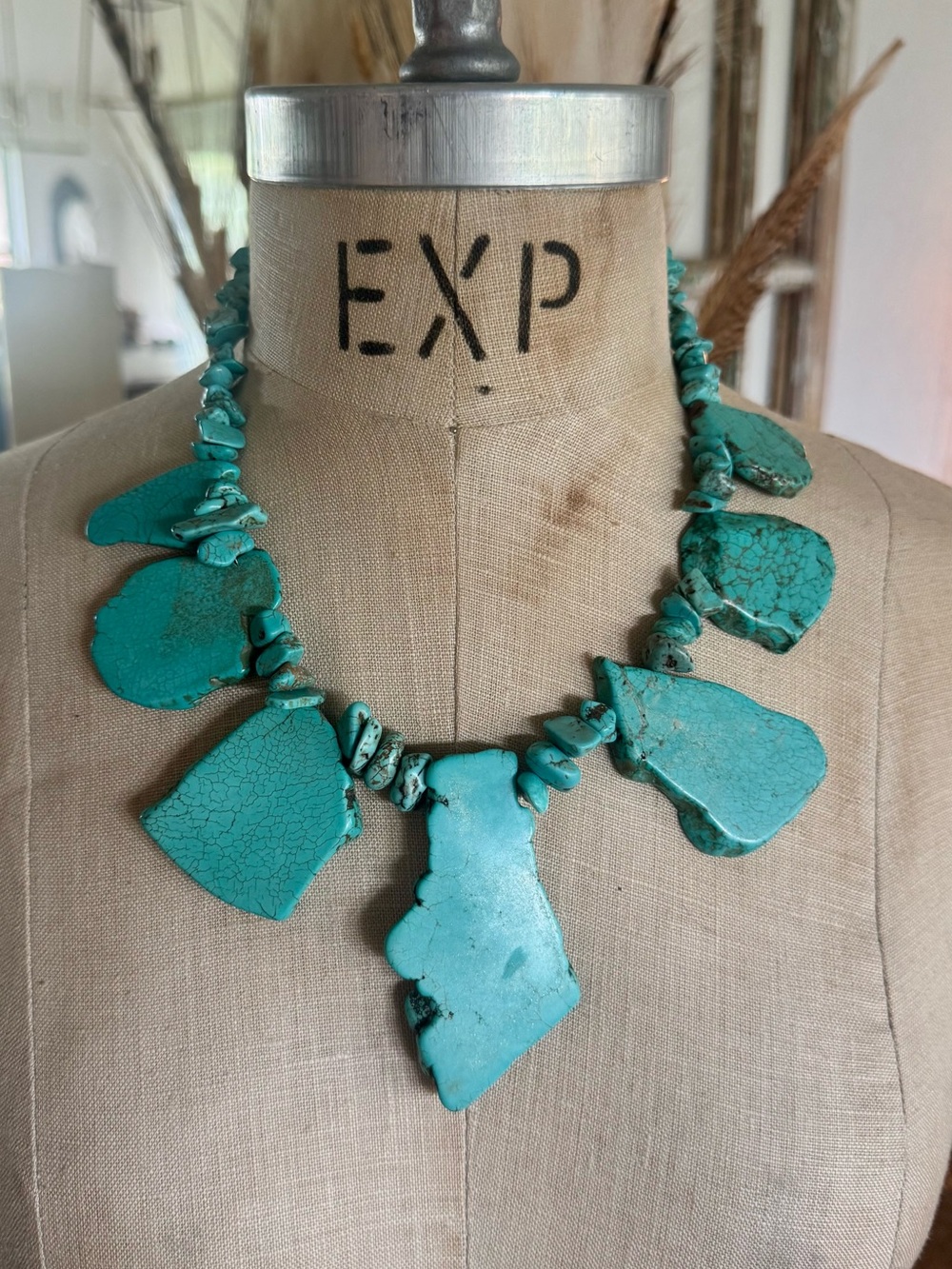 Turquoise Statement Necklace